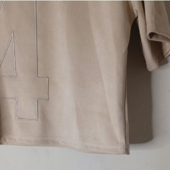 Sumwon Beige Graphic T-Shirt - Picture 13 of 15